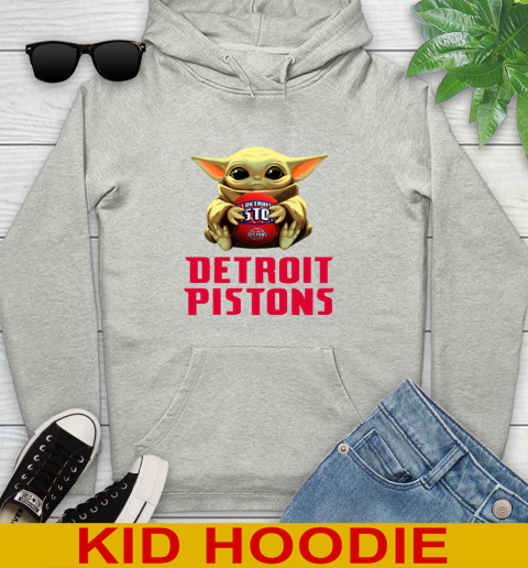 NBA Basketball Detroit Pistons Star Wars Baby Yoda Shirt 134