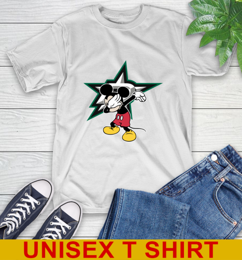 Dallas Stars NHL Hockey Dabbing Mickey Disney Sports T-Shirt