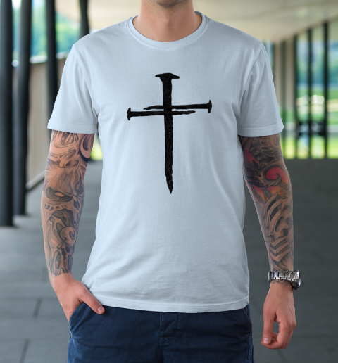 Christian Jesus Nail Cross T-Shirt 5