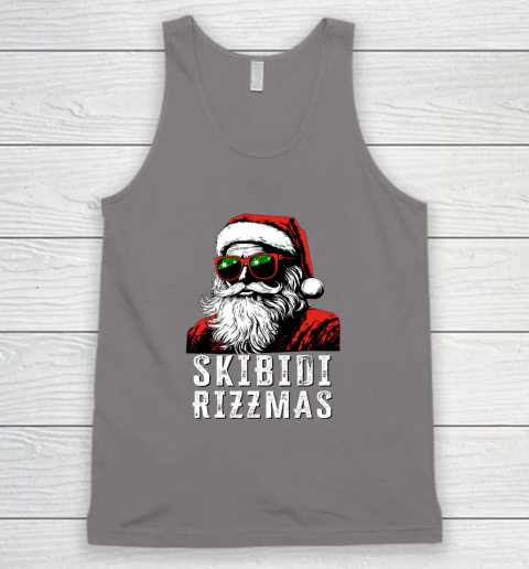 Skibidi Rizzmas Christmas Rizz Santa Claus Charisma Tank Top 5