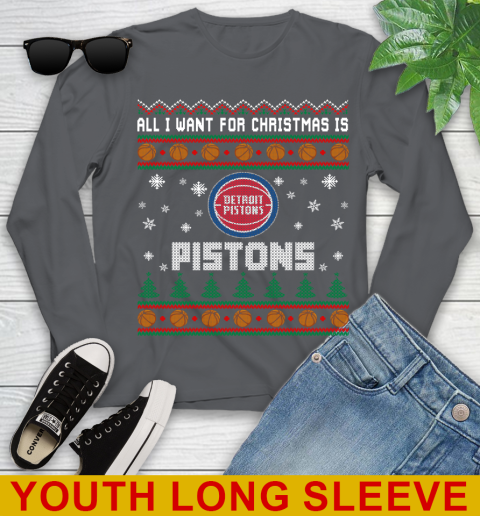 NBA Basketball All I Want For Christmas Is Detroit Pistons 125