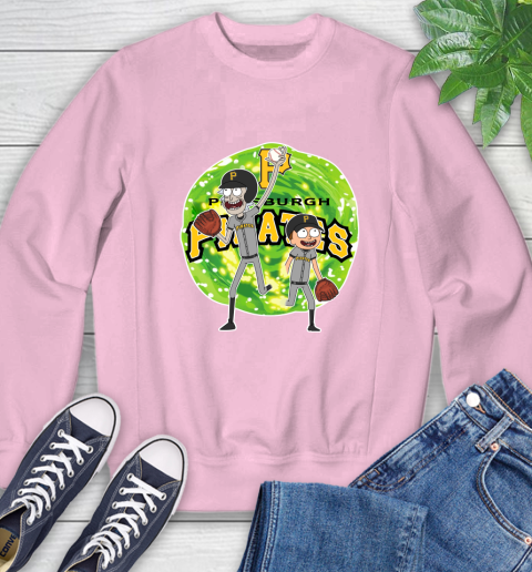 MLB Pittsburgh Pirates Rick And Morty Baseball Sports Sweatshirt 9