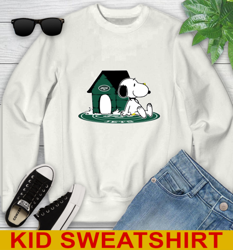 NFL Football New York Jets Snoopy The Peanuts Movie Shirt Youth Sweatshirt