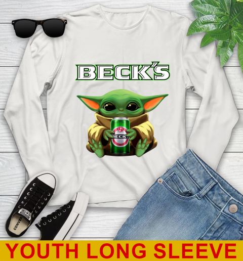 Star Wars Baby Yoda Hugs Beck's Beer Shirt 133