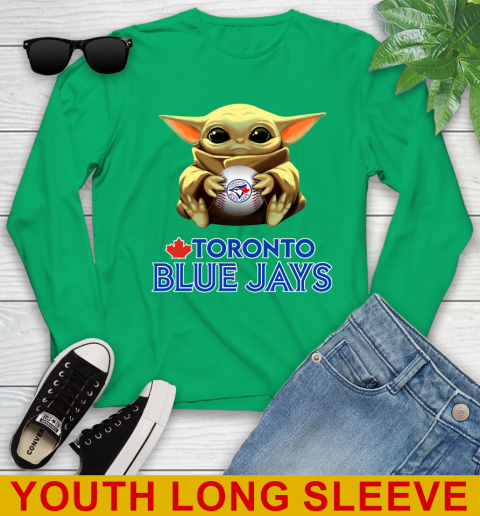 MLB Baseball Toronto Blue Jays Star Wars Baby Yoda Shirt 128