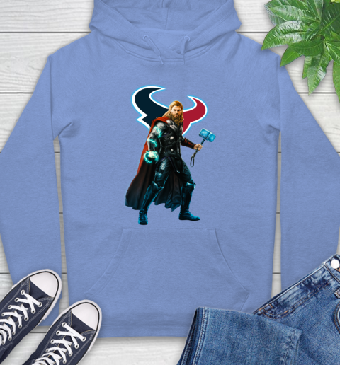 NFL Thor Avengers Endgame Football Houston Texans Hoodie 11
