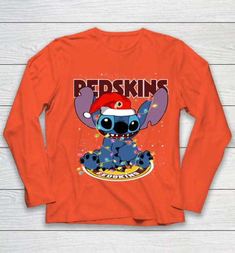 Washington Redskins NFL Football noel stitch Christmas Youth Long Sleeve 2