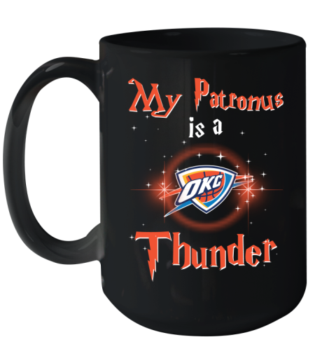NBA Basketball Harry Potter My Patronus Is A Oklahoma City Thunder Ceramic Mug 15oz