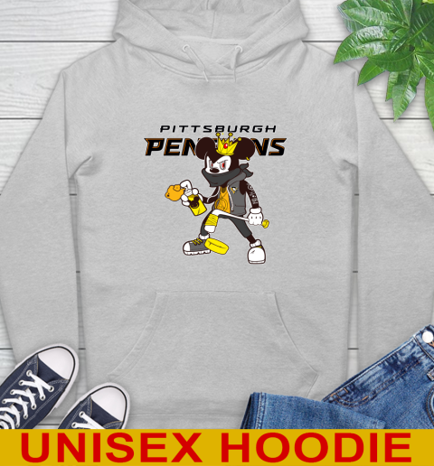 Pittsburgh Penguins NHL Hockey Mickey Peace Sign Sports Hoodie 6