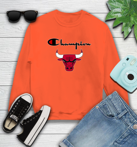 NBA Basketball Chicago Bulls Champion Shirt Sweatshirt 2