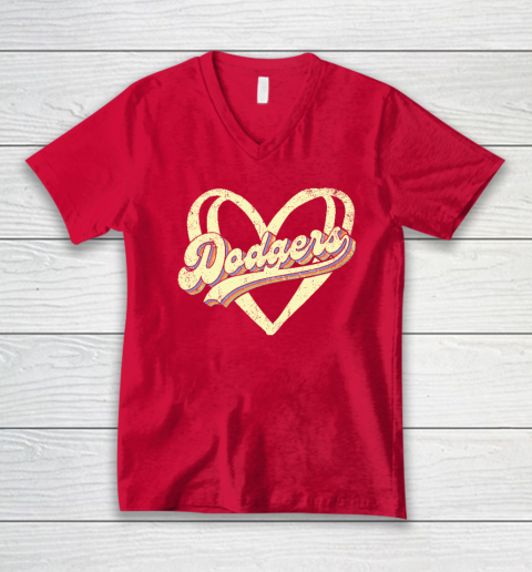 Dodgers Lover V-Neck T-Shirt 5