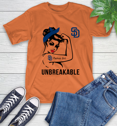 MLB San Diego Padres Girl Unbreakable Baseball Sports T-Shirt 3