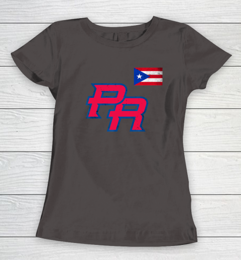 Puerto Rico 2023 Baseball Flag Pride red Boricua Puerto Rico Women's T-Shirt 5