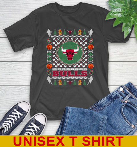 Chicago Bulls Merry Christmas NBA Basketball Loyal Fan T-Shirt