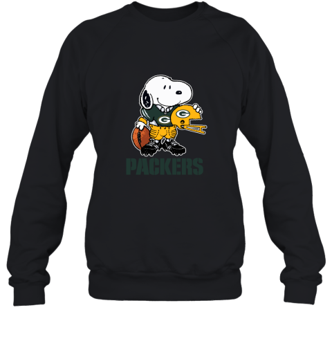 Snoopy A Strong And Proud Green Bay Packers Player NFL Sweatshirt