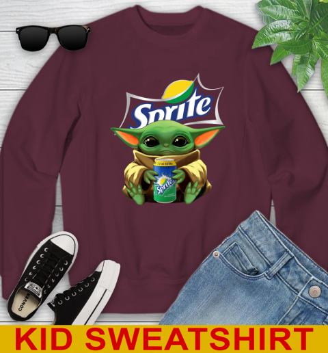 Star Wars Baby Yoda Hugs Sprite Soft Drink Shirt 117