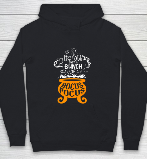 Just a Bunch of Hocus Pocus Funny Halloween Lover Youth Hoodie