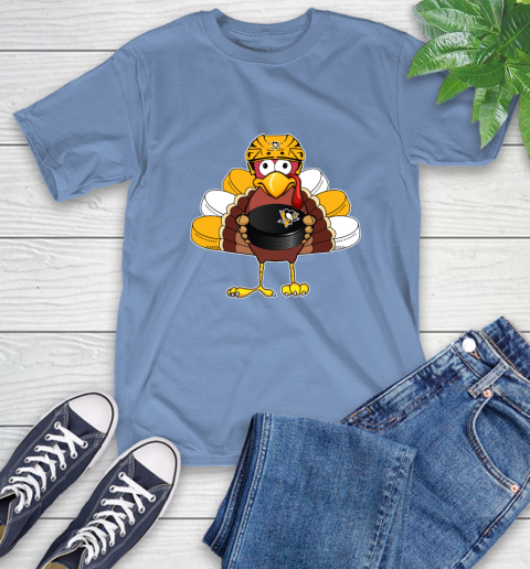 Pittsburgh Penguins Turkey Thanksgiving Day T-Shirt 11