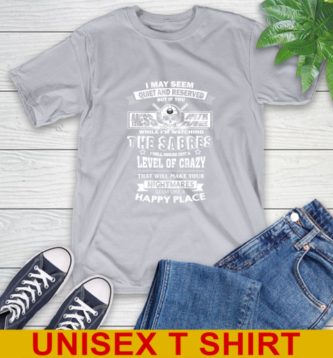Buffalo Sabres NHL Hockey If You Mess With Me While I'm Watching My Team T-Shirt 5
