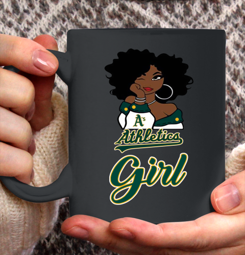 Oakland Athleticss Girl MLB Ceramic Mug 11oz 3