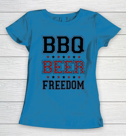 BBQ Beer Freedom Trump Fan Women's T-Shirt 7