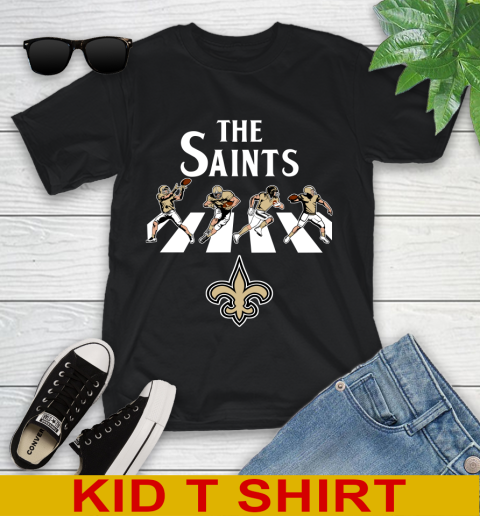 NFL Football New Orleans Saints The Beatles Rock Band Shirt Youth T-Shirt