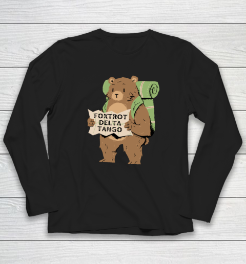 Bear Foxtrots Deltas Tangos Funny Long Sleeve T-Shirt