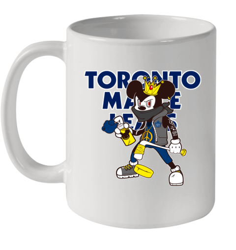 Toronto Maple Leafs NHL Hockey Mickey Peace Sign Sports Ceramic Mug 11oz