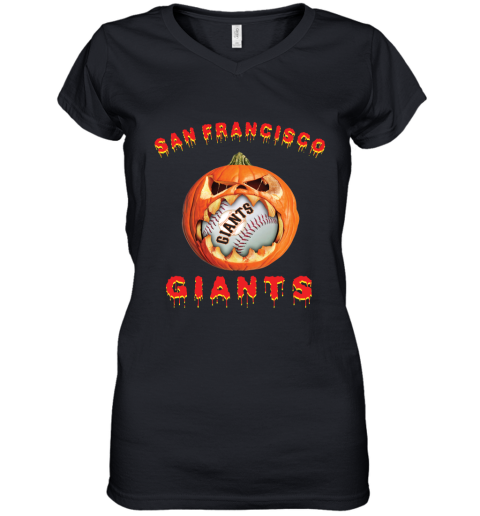 MLB San Francisco Giants Halloween Pumpkin Baseball Sports T Shirt