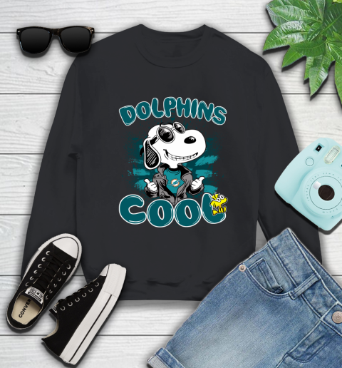 NFL Football Miami Dolphins Cool Snoopy Shirt Sweatshirt