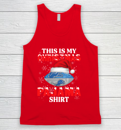 Detroit Lions This Is My Christmas Pajama Shirt NFL Tank Top 5