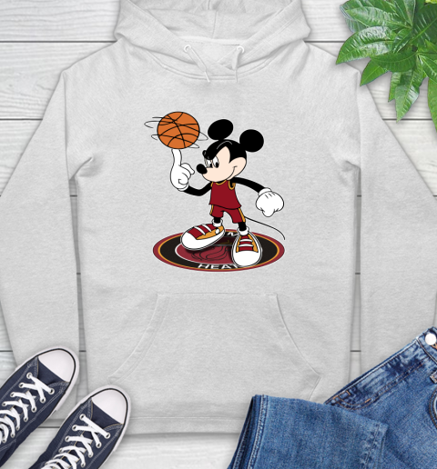 NBA Basketball Miami Heat Cheerful Mickey Disney Shirt Hoodie 2