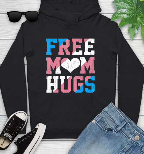 Nurse Shirt Vintage Free Mom Hugs Transgender Heart LGBT Pride Month T Shirt Youth Hoodie