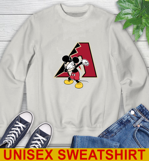 Arizona Diamondbacks MLB Baseball Dabbing Mickey Disney Sports Sweatshirt 12