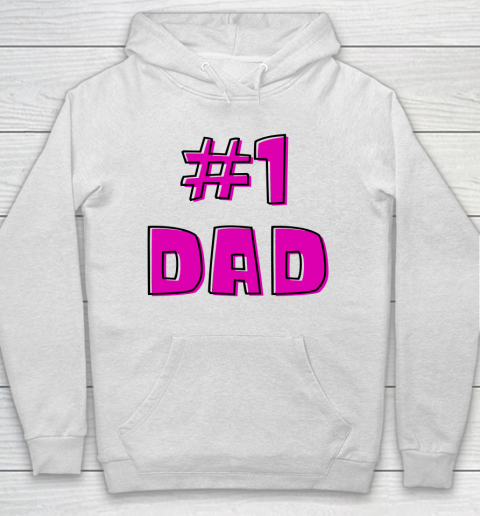 #1 Dad, WORLD'S BEST DAD  Happy Fathers Day Hoodie