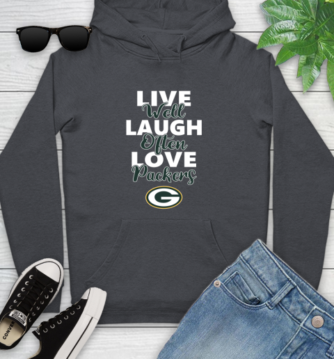 NFL Football Green Bay Packers Live Well Laugh Often Love Shirt Youth Hoodie 9 NFL Football Green Bay Packers Live Well Laugh Often Love Shirt Youth Hoodie - Image 9