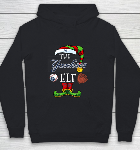 New York Yankees Christmas ELF Funny MLB Youth Hoodie