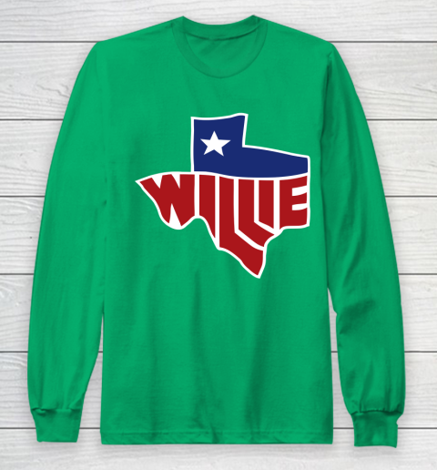 Willie Nelson shirt Willie's Texas Long Sleeve T-Shirt 4