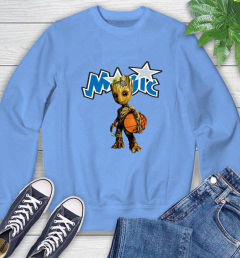 Orlando Magic NBA Basketball Groot Marvel Guardians Of The Galaxy Sweatshirt 11