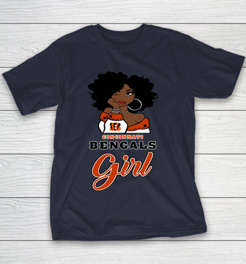 Cincinnati Bengals Girl NFL Youth T-Shirt 4