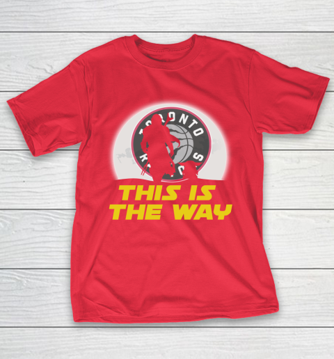 Toronto Raptors NBA Basketball Star Wars Yoda And Mandalorian This Is The Way T-Shirt 9