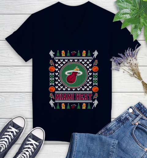 Miami Heat Merry Christmas NBA Basketball Loyal Fan Ugly Shirt 75