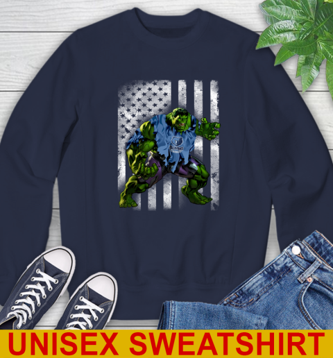 Memphis Grizzlies Hulk Marvel Avengers NBA Basketball American Flag Sweatshirt 2