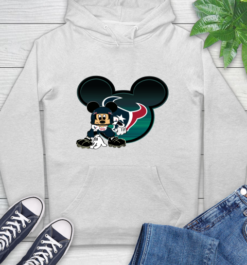 NFL Houston Texans Mickey Mouse Disney Football T Shirt Hoodie
