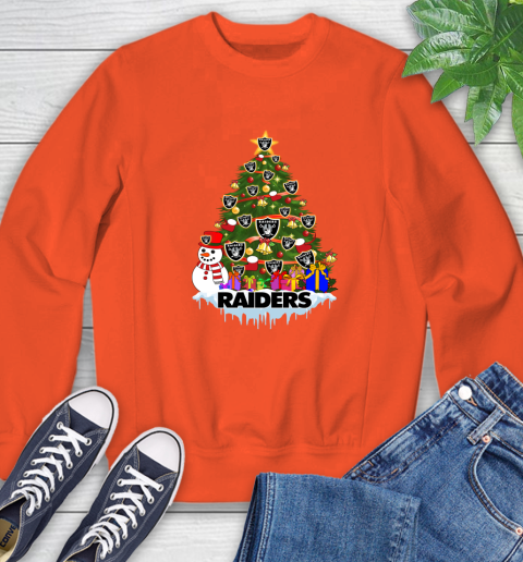 Oakland Raiders Merry Christmas NFL Football Sports Sweatshirt 4