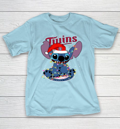 Minnesota Twins MLB noel stitch Baseball Christmas T-Shirt 10