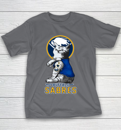 NHL My Cat Loves Buffalo Sabres Hockey Youth T-Shirt 5