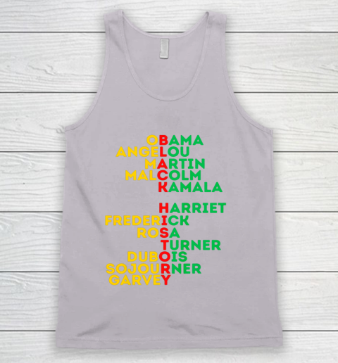 Black History Month Dream Like Leaders African American Love Tank Top 3