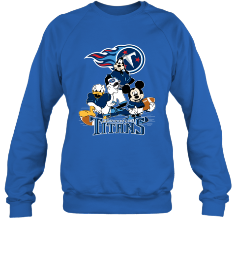 NFL Tennessee Titans Mickey Mouse Donald Duck Goofy Football T Shirt QxKxDpJTXzm sweatshirt 35 95 151514 front royal