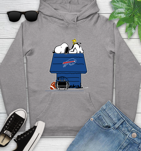 Buffalo Bills NFL Football Snoopy Woodstock The Peanuts Movie Youth Hoodie 6